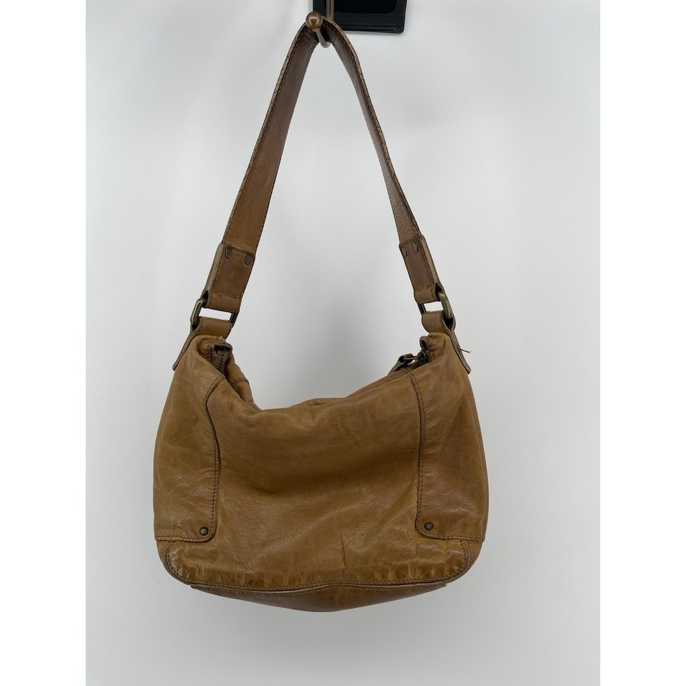 Banana Republic 2007 Handbag  Shoulder Brown Leather‎ Purse Vtg